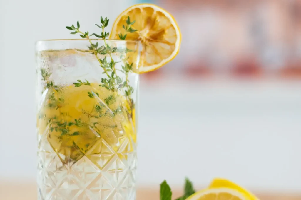 Refreshing cocktail served at Giuseppe's Cantina