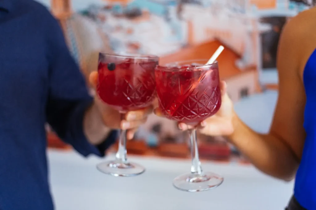 Cocktails served at Giuseppe's Cantina