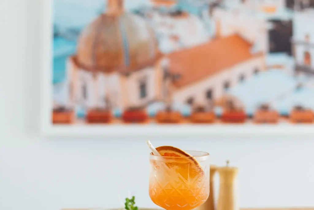 Cocktails served at Giuseppe's Cantina